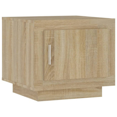 Vidaxl Coffee Table Sonoma Oak 51X50x45 Cm Engineered Wood