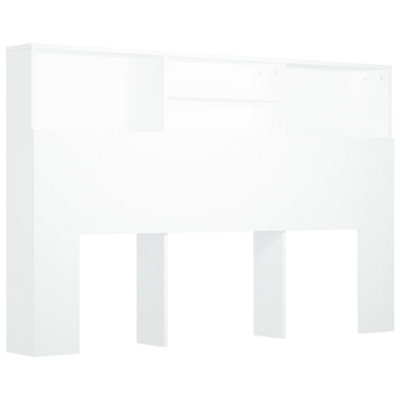Vidaxl Headboard Cabinet White 160X19X103.5 Cm from B&Q
