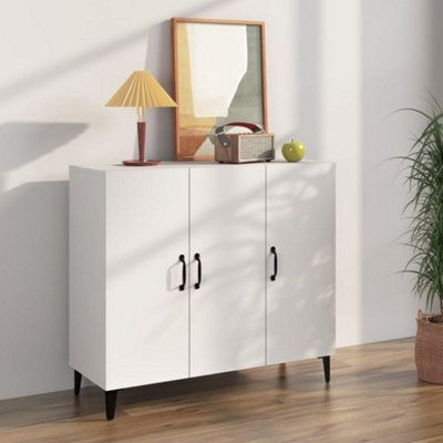 VidaXL Sideboard White Engineered Wood 90x34x80 cm - Image 4