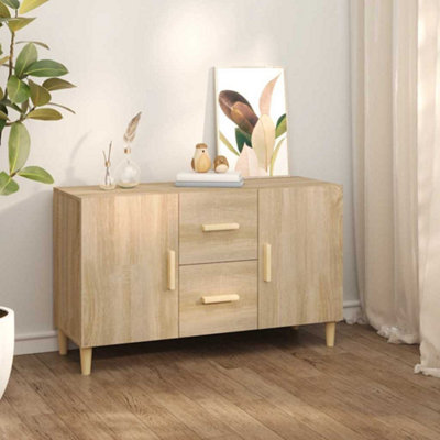Vidaxl Sideboard Sonoma Oak 100X36X60 Cm Engineered Wood from B&Q