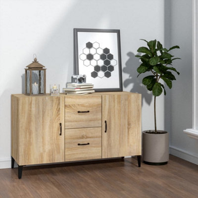 Vidaxl Sideboard Sonoma Oak 100X36X60 Cm Engineered Wood from B&Q