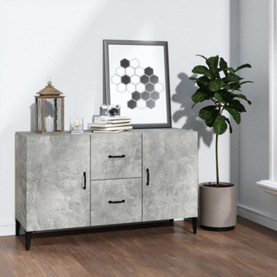 VidaXL Sideboard Grey 100x36x60 cm Engineered Wood - Image 3