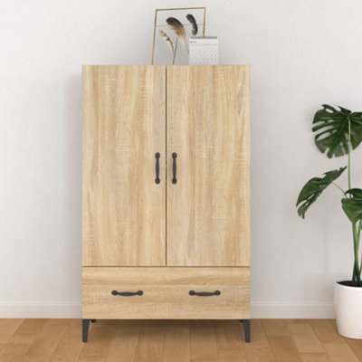 Vidaxl Highboard Sonoma Oak 70X31X115 Cm Engineered Wood from B&Q