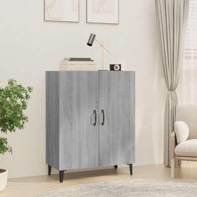 VIDAXL Sideboard - Engineered Wood - 70x34x90 cm - Grey - Image 3