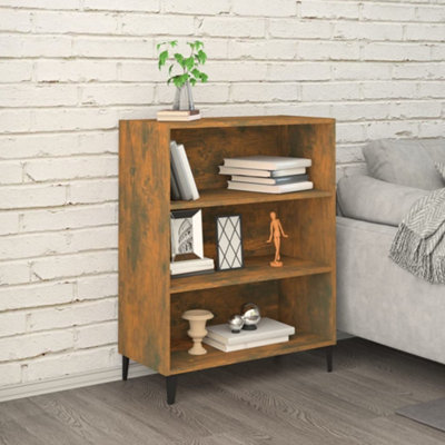 B&Q -  Sideboard Smoked Oak 69.5X32.5X90 Cm Engineered Wood
