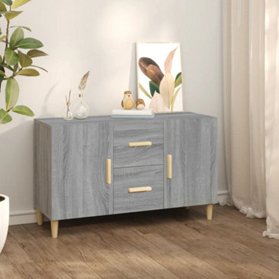 Vidaxl Sideboard Grey Sonoma 100X36X60 Cm Engineered Wood from B&Q