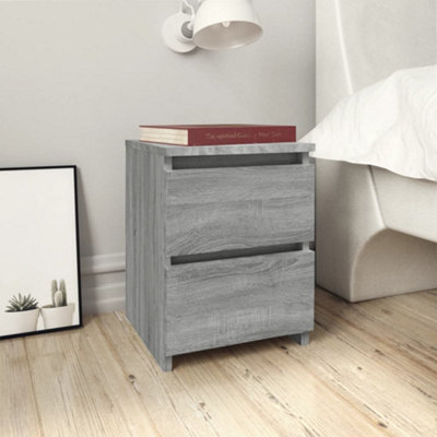 Vidaxl Bedside Cabinet Grey Sonoma 30X30X40 Cm Engineered Wood from B&Q