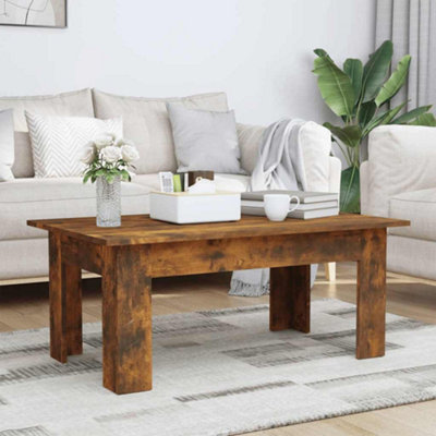B&Q -  Coffee Table Smoked Oak 100X60X42 Cm Engineered Wood