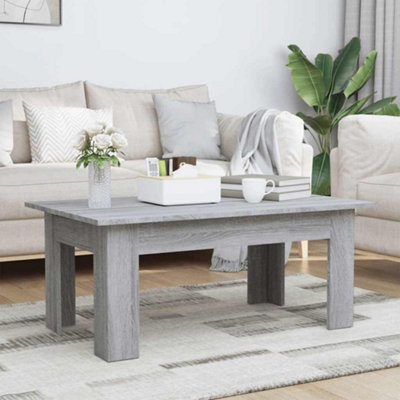Vidaxl Coffee Table Sonoma 100X60x42 Cm Engineered Wood Coffee Tables Grey