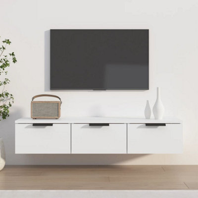Vidaxl White Wall Cabinet 102X30x20 Cm Engineered Wood