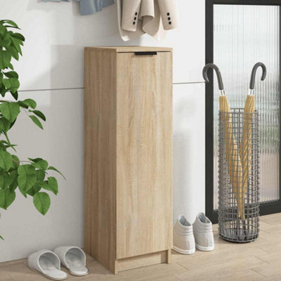 Vidaxl Shoe Cabinet Sonoma Oak 30X35x100 Cm Engineered Wood Shoe Cabinets