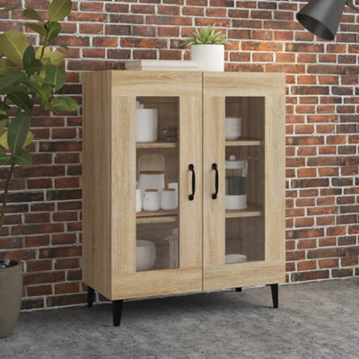 Vidaxl Sideboard Sonoma Oak 69.5X34X90 Cm Engineered Wood from B&Q
