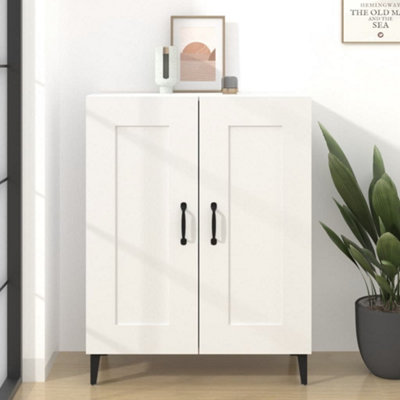 VIDAXL Sideboard - 2 Door - White - Engineered Wood - Image 4