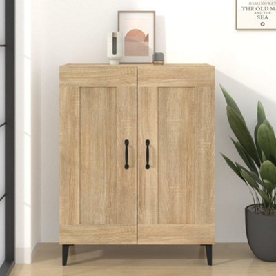 Vidaxl Sideboard Sonoma Oak 69.5X34x90 Cm Engineered Wood
