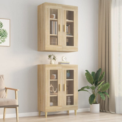 Vidaxl Hanging Wall Cabinet Sonoma Oak 69.5X34X90 Cm from B&Q