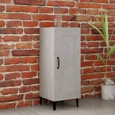 Vidaxl Sideboard Concrete Grey 34.5X34X90 Cm Engineered Wood from B&Q