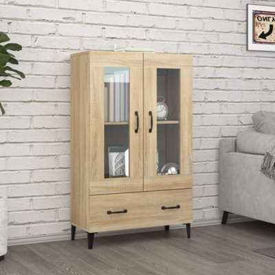 Vidaxl Highboard Sonoma Oak 70X31X115 Cm Engineered Wood from B&Q