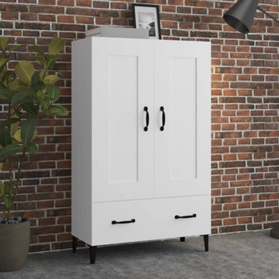 Vidaxl (White) Highboard Engineered Wood High Sideboard Buffet Cabinet Multi Colours - Image 3