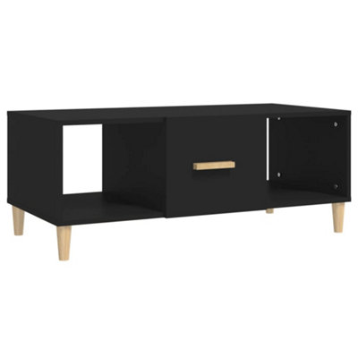 Vidaxl Coffee Table 102X50x40 Cm Engineered Wood Black