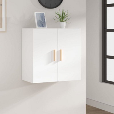 Vidaxl White Wall Cabinet 60X30x60 Cm Engineered Wood
