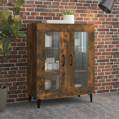 Vidaxl Sideboard Smoked Oak 69.5X34X90 Cm Engineered Wood from B&Q