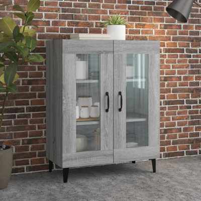 Vidaxl Sideboard Grey Sonoma 69.5X34X90 Cm Engineered Wood from B&Q