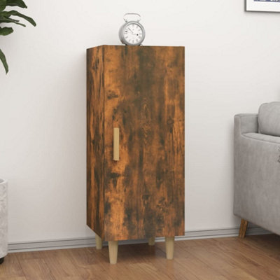Vidaxl Sideboard Smoked Oak 34.5X34x90 Cm Engineered Wood