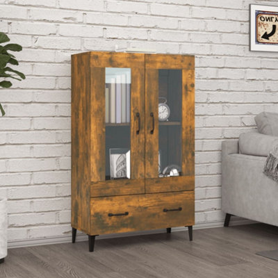 VIDAXL Highboard Engineered Wood - Oak - Brown - Image 4