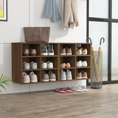 Vidaxl Shoe Cabinets 2 Pcs Oak 52.5X30x50 Cm Brown