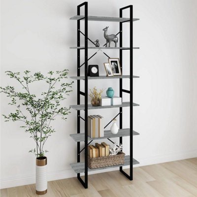 B&Q -  High Cabinet Grey Sonoma 80X30X210 Cm Engineered Wood