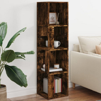 Vidaxl Corner Cabinet Smoked Oak 33X33X132 Cm Engineered Wood from B&Q