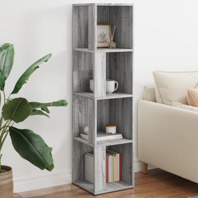 Vidaxl Corner Cabinet Grey Sonoma 33X33X132 Cm Engineered Wood from B&Q