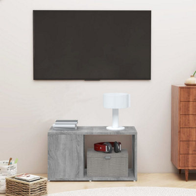 VIDAXL TV Cabinet - Sonoma - Grey - Small - Image 4