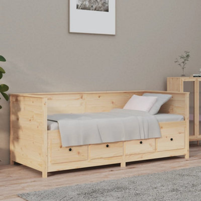 Vidaxl Day Bed Without Mattress 90X190 Cm Single  Solid Wood Pine from B&Q