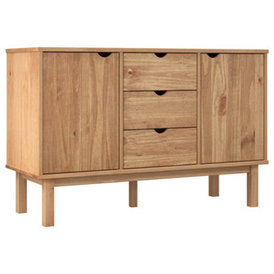 Vidaxl Sideboard Otta 113.5X43X73 Cm Solid Wood Pine from B&Q