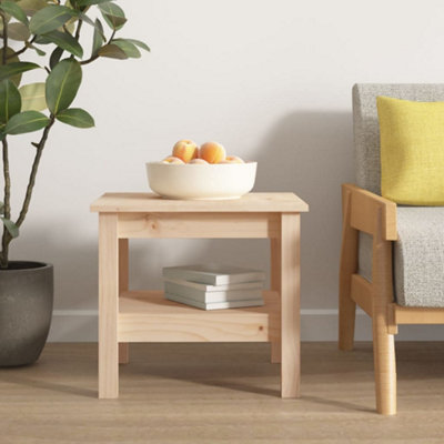 Vidaxl Coffee Table 45X45X40 Cm Solid Wood Pine from B&Q
