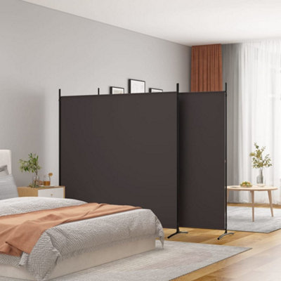 Vidaxl (Brown, 525 X 180 Cm) Room Divider Wall Partition Screen Panel Room Separator Privacy Screen - Image 3