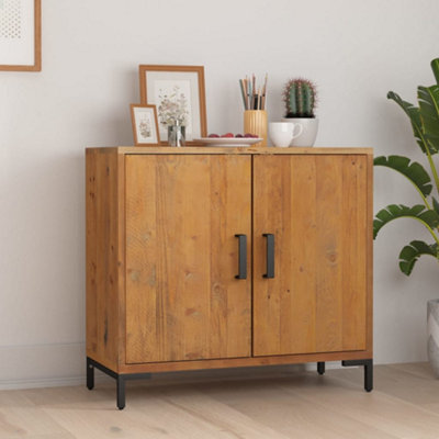Vidaxl Sideboard Brown 75X35X70 Cm Solid Pinewood from B&Q