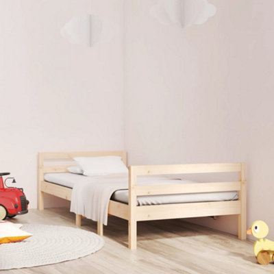 Vidaxl Bed Frame Without Mattress 90X200 Cm Solid Wood Pine from B&Q