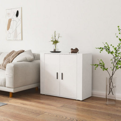 VidaXL Sideboard White 80x33x70 cm Engineered Wood - Image 4
