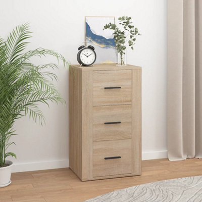 Vidaxl (Sonoma Oak) Sideboard Engineered Wood Indoor Cupboard Home Organiser Multi Colours - Image 4