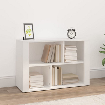 vidaXL Sideboard - Engineered Wood - White - 80x30x54 cm - Image 3