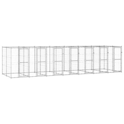 Walplus Outdoor Dog Kennel Galvanised Steel 16.94 M² from B&Q