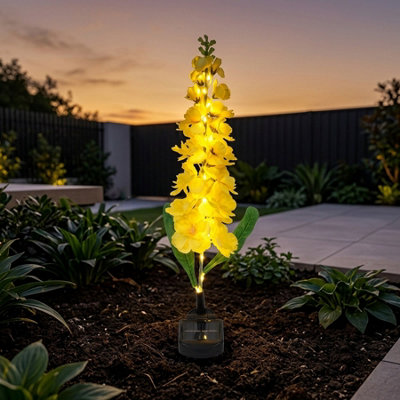 Delphinium Solar Flower Stake Light from B&Q