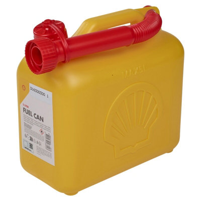 Urbn-Living Urbnliving 5L Fuel Petrol Jerry Can Gas Tank With Hanging Handle & Pouring Nozzle Spout from B&Q