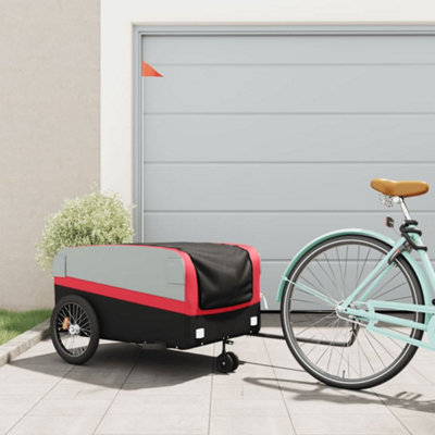 Walplus Bike Trailer Black And Red 45 Kg Iron