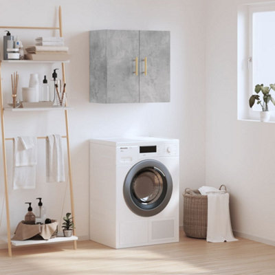 Walplus Wall Cabinet Concrete Grey 60X31X60 Cm Engineered Wood from B&Q