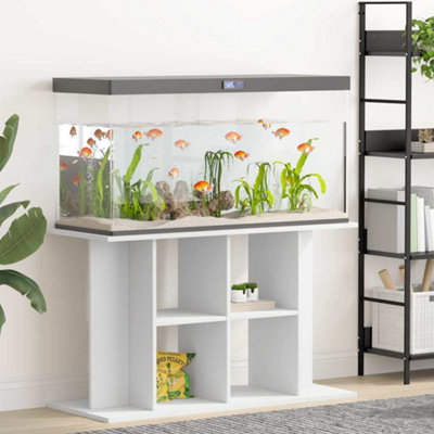 vidaXL Aquarium Stand White 100x40x60 cm Engineered Wood - Image 5