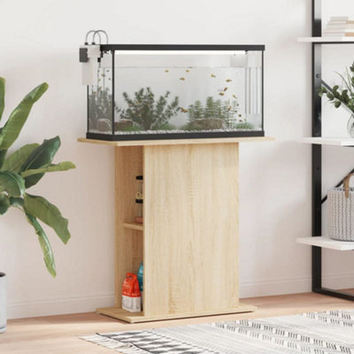 Vidaxl Aquarium Stand Sonoma Oak 75X36x72.5 Cm Engineered Wood