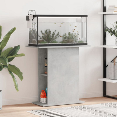 Vidaxl (Concrete Grey, 36 X 75 X 72.5 Cm) Aquarium Stand Fish Tank Stand Cabinet Aquarium Base Engineered Wood - Image 5